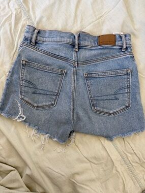 American Eagle Outfitters Light Wash Denim Cutoff Shorts